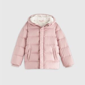 Heavyweight down puffer coat/ Pale Mauve